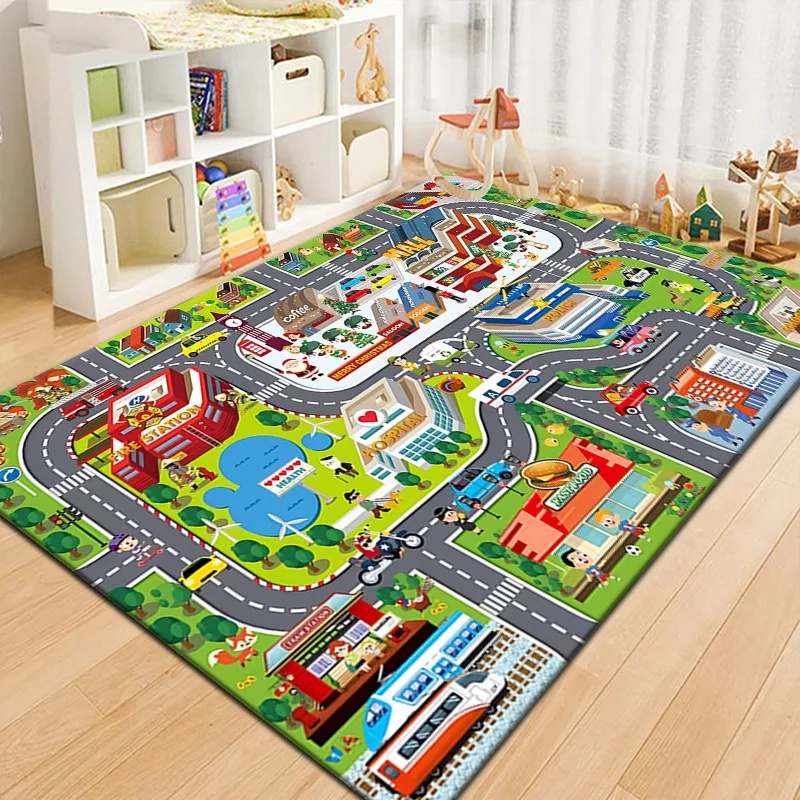 Outdoor Adventure Educator - Alfombra de Juego con Mapa de