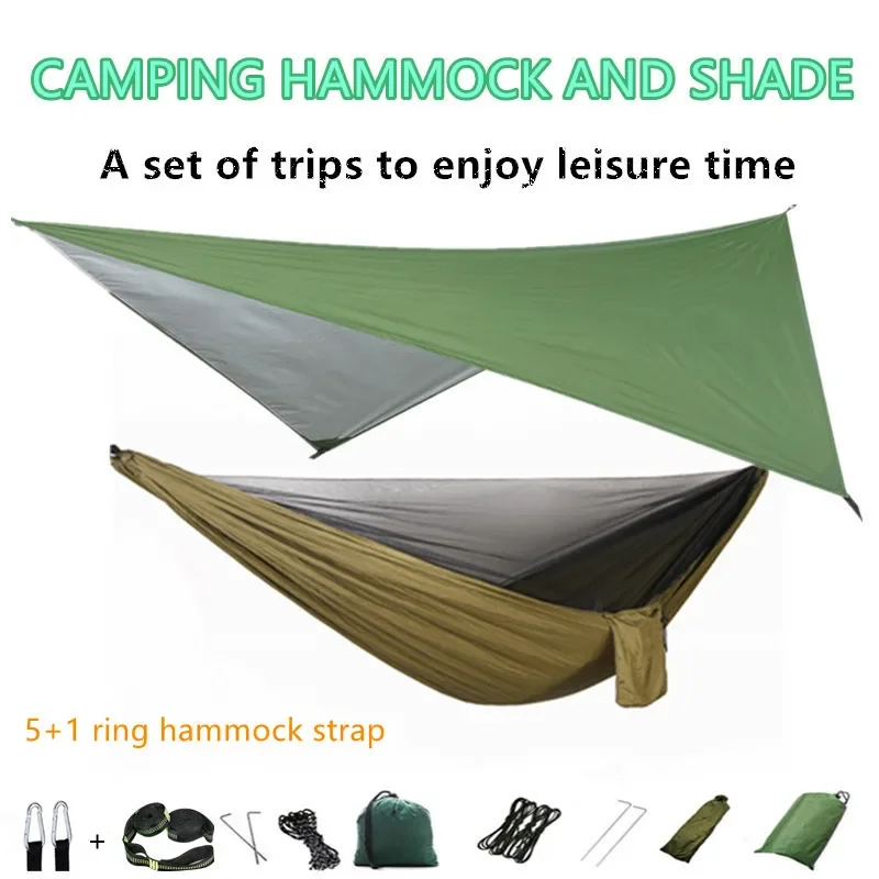 Hammock Rain Tarp - Hamaca para acampar con mosquitera y