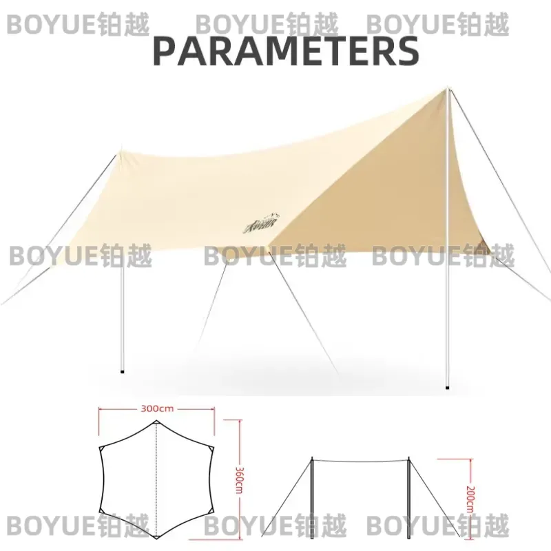 Hammock Rain Tarp - Lona de Protección Solar para Acampar