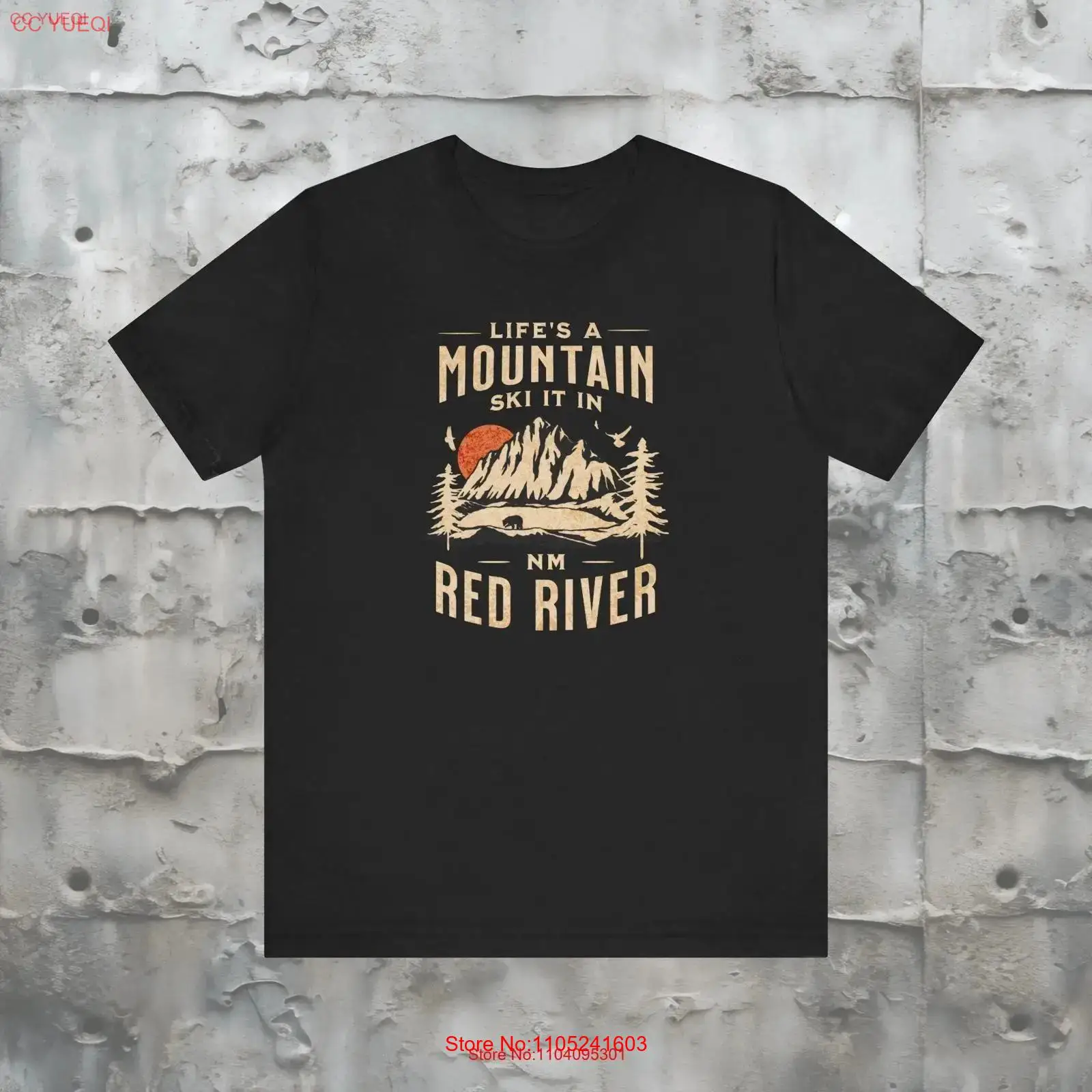 Outdoor Adventure Resorts - Camiseta de esquí de montaña Red