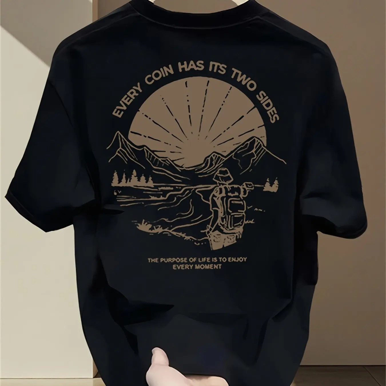 Camiseta gráfica vintage de se - Outdoor Adventure Quotes Short reseña y precio