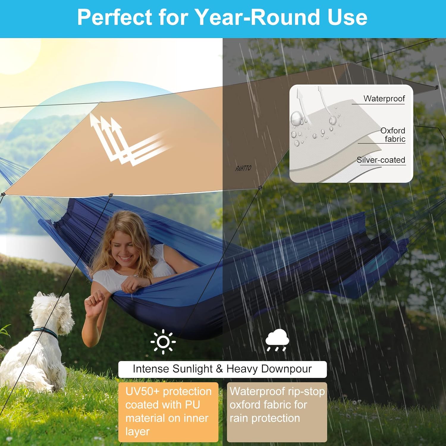 Lona impermeable para hamaca 2 - Hammock Rain Tarp reseña y precio