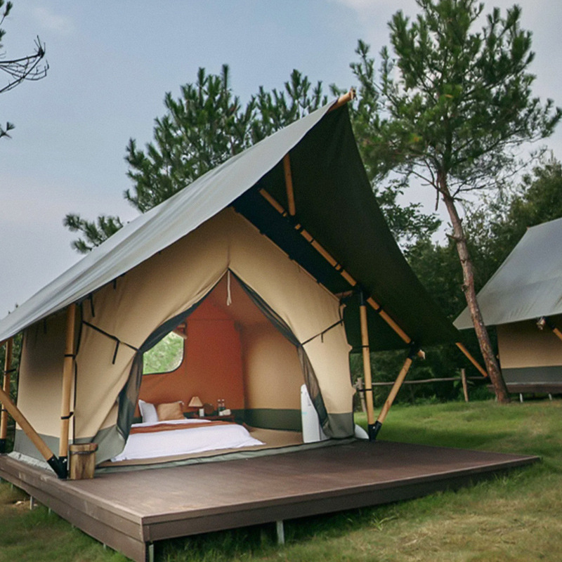 Tienda de campaña de hotel con - Outdoor Adventure Resorts reseña y precio
