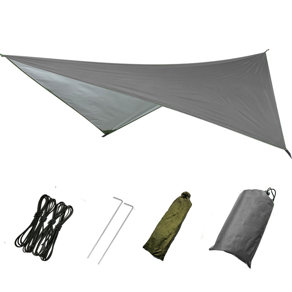 Lona Impermeable Plateada de A - Hammock Rain Tarp reseña y precio