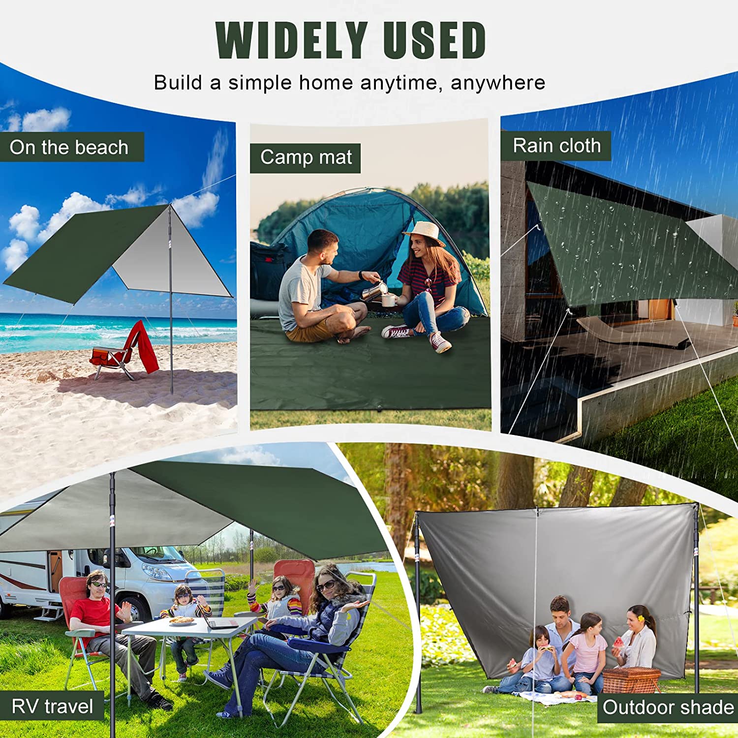 Lona Impermeable para Camping  - Hammock Rain Tarp reseña y precio