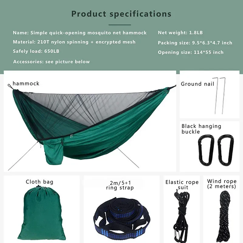 Hamaca para acampar con mosqui - Hammock Rain Tarp reseña y precio