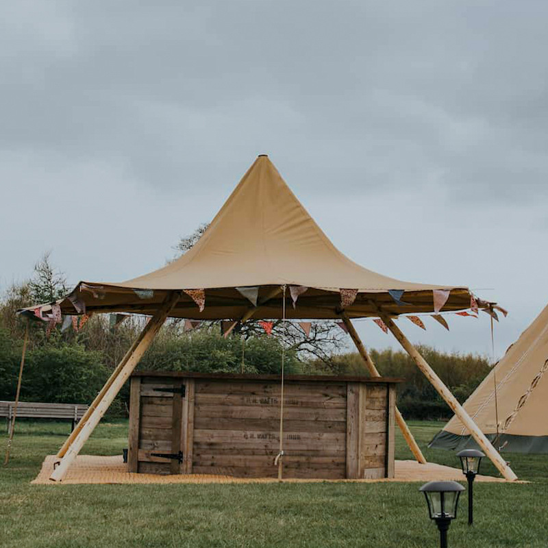Carpa de Madera Sólida de Dobl - Outdoor Adventure Resorts reseña y precio