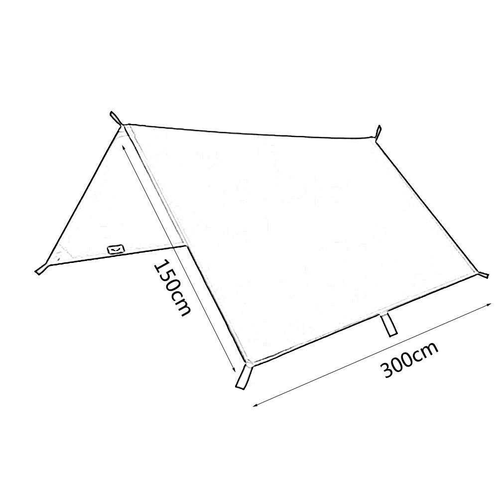 Toldo Impermeable de 3x3m, Lon - Hammock Rain Tarp reseña y precio